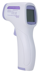 Senza contatto uomini armati temperatura frontale tenute a infrarossi Termometro / termometro della fronte del bambino / adulto / anziano con características