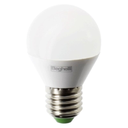 Lampadina Beghelli Sfera LED E27 5W 3000K luce calda 56990 características