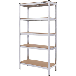 Scaffalatura Resistente, Scaffale a 5 Ripiani Regolabili, 180 x 90 x 40cm, Max. Carico di 875 kg (175 kg a Ripiano), in Garage, Cantina, Officina, en oferta