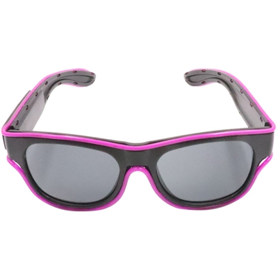 YJ011 standard di lenti per occhiali LED di colore 10 opzionalmente nero USB wireless bicchieri Sparkler del partito di ricarica bicchieri decorati