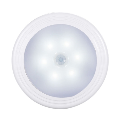 la luce di notte creativa indotto circolare casa semplice attrazione magnetica ovunque all'aperto guardaroba infrarossi lampioni sensore batteria