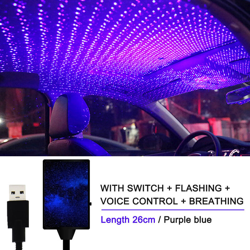 atmosfera Car luce blu-viola - ASUPERMALL en oferta