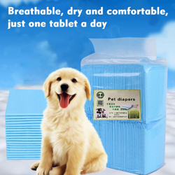 Il cane rilievo dell'urina materassino fasciatoio addensato pulizia pannolini cane pet pannolini 40 forniture 60cm * 60cm - ASUPERMALL precio