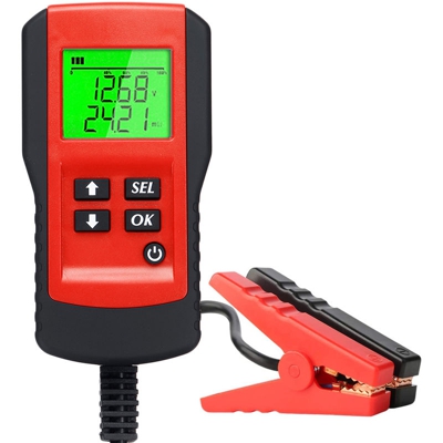 Battery Tester auto della batteria Tester di carico 12V 100-9999CCA Digital Analyzer batteria per auto e - ASUPERMALL