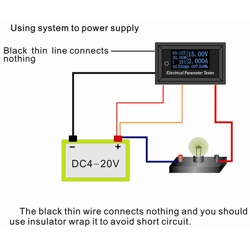 OLED multifunzionale 7-in-1 elettrico Parametro Meter Tensione Corrente Tempo Energy Power Capacita di temperatura Tester - ASUPERMALL precio