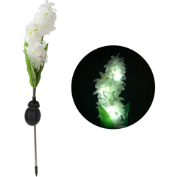 Outdoor Percorso LED lampada solare giardino palo luci del giardino alimentate solari Flower luci decorative - ASUPERMALL en oferta