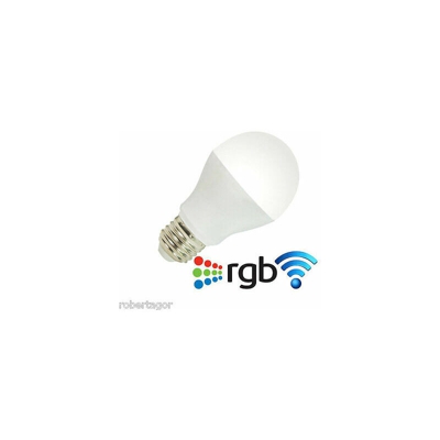 Robertagor - Lampada led wifi luce bianca rgb multicolor e27 telecomando rf modulo smartphone kit: lampada rgbw