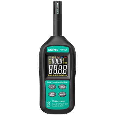 Termometro digitale portatile e igrometro GN401 senza fornitura di batterie - ASUPERMALL