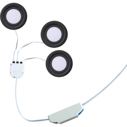 3 Pack / 1 rimorchio LED della luce del Governo luce del Governo del LED 3 mobili da cucina, decorazione della casa di notte la luce armadio nero en oferta