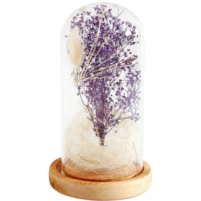 Decorazione per la luce notturna, imitazione di fiori stellati, viola - ASUPERMALL