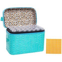 Scatola di immagazzinaggio, 84 griglie, con un adesivo, colori casuali - ASUPERMALL precio