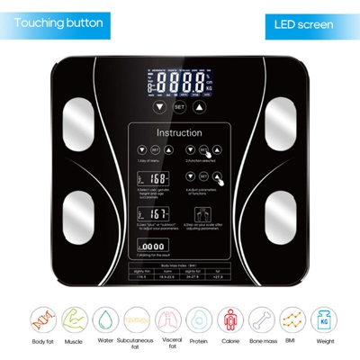 grasso intelligente corpo elettronico, detto nero 290 * 260 millimetri (senza batterie spediti) - ASUPERMALL