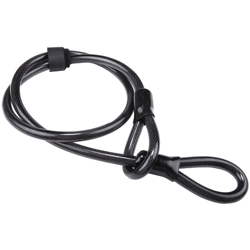 12mm / 0.5in bici Cavo d'acciaio 115 centimetri / 3.8ft biciclette Flexible Cable Lock - ASUPERMALL precio