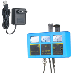 Analizzatore della qualita dell'acqua PH / Salinity / TEMP-215 230V - ASUPERMALL en oferta
