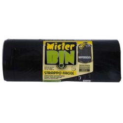 Mister Bin Sacco Immondizia Legacci Nero 70X110 Pezzi 10 en oferta