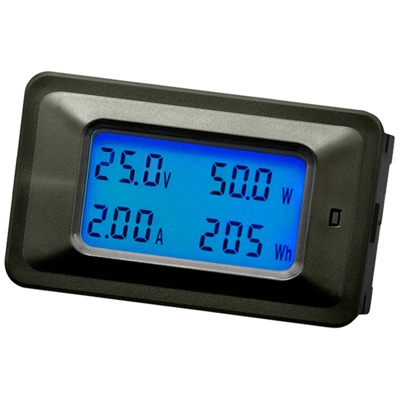 Tensione e amperometro, test dei parametri elettrici, quattro display su uno schermo, PC05-20A - ASUPERMALL