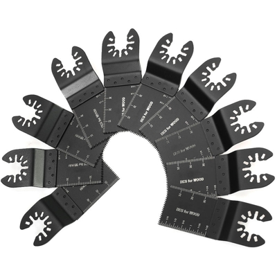Lama da 10 pezzi, 34 mm, in acciaio al carbonio - ASUPERMALL