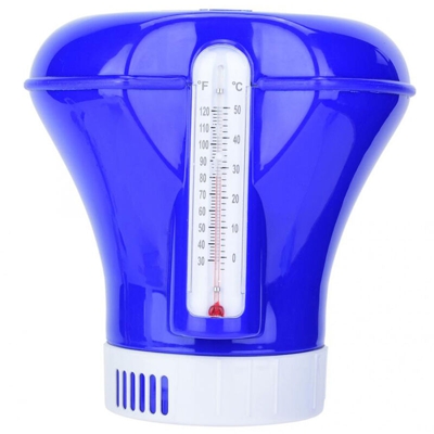 Dispositivo di dosaggio galleggiante da 8 pollici con termometro K-1068 - ASUPERMALL