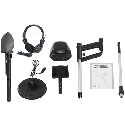 MD4030 metal detector sotterraneo senza un allarme nave suono di batteria + cuffie con una pala - ASUPERMALL