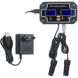 Tester della qualita dell'acqua Tester PH / EC Retroilluminazione impermeabile Nero EU PH / EC-2681 - ASUPERMALL características