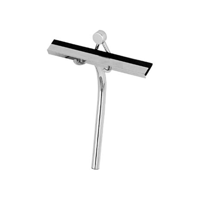 Spazzola pulisci box doccia con gancio in ottone cromato e gomma siliconica - accessori bagno - BOTTIGLIONI