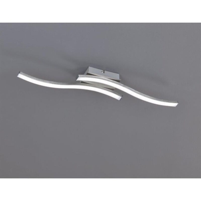 Trio Lighting Italia Lampada Led Route Da Soffitto 5W Luce Calda 3000K Colore Nichel Opaco 472107