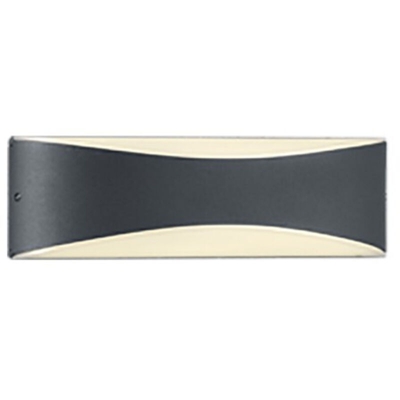 Trio Lighting Italia Konda Applique Led Biemissione Da Esterno 9W Luce Calda 3500K In Alluminio Colore Bianco 228560242