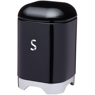 Lovello Kitchen Craft-Barattolo porta zucchero, 11 x 19 cm (11,43") cm x (4,5 19,05 (7,5 _cm), colore: nero