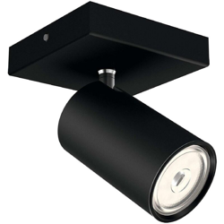 Philips Consumer Spot Kosipo Faretto Singolo Attacco Gu10 Nero In Metallo 5059130Pn precio