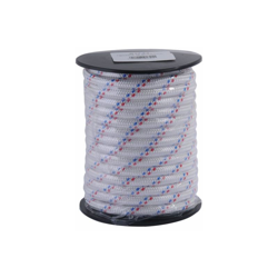 Machieraldo - Treccia Pp mm 8 m 15 Bianca Fili Blu/Rossi - PLAM en oferta