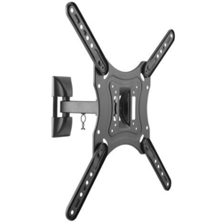 Soporte TV a parete piatta con braccio di prolunga 20cm Vesa 400x400 Vesa 400x400 30kg massimo Colore Nero Lp2255tn-b - TOOQ en oferta