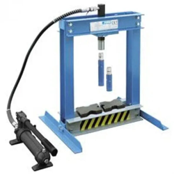 Pressa idraulica manuale da banco FERVI P001/04 per officina con pistone mobile - 4 ton características