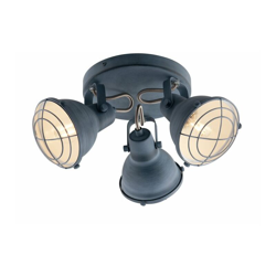 Plafoniera Habana Ruggine 3Xgu10 30,5X15,5Cm - INTEC precio