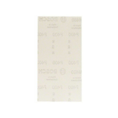 Bosch Foglio abrasivo M480 Net, Best for Wood and Paint, 93 x 186 mm, 400, confezione da 50 pz.