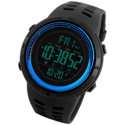 Orologi uomini di sport Countdown Double Time Guarda Allarme Cronografo digitali da polso impermeabile 50M Relogio Masculino - Skmei precio