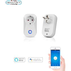 V-Tac Smart Vt-5001 Presa Wifi Schuko 10A Controllabile Tramite App Smartphone precio