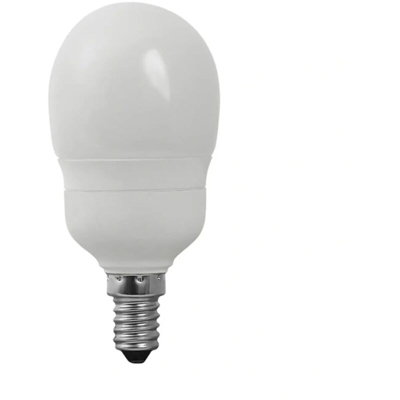 lampadina risparmo energetico globetto e14 9watt luce calda kan 12695 - KANLUX