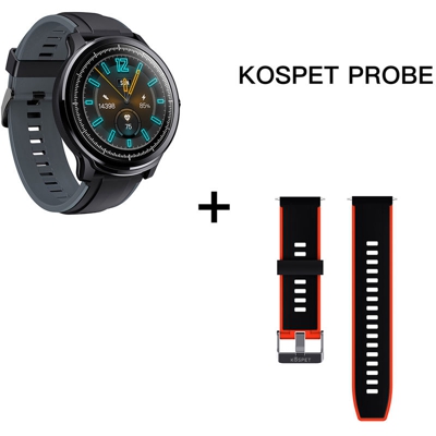 SONDA intelligente vigilanza dello schermo IPS rotonda Full Touch 1.3 pollici Sanita Sport intelligente Dual Watch Colorful Cinturino del silicone