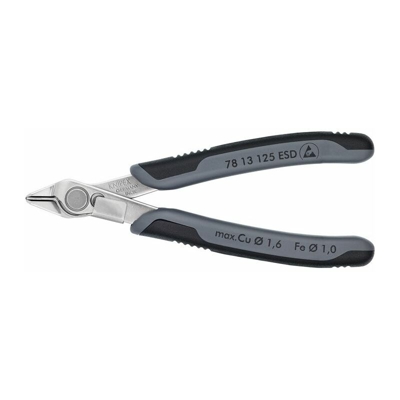 KNIPEX Elettronica Super Knips® ESD lucidata con manicotti multicomponente 125 mm