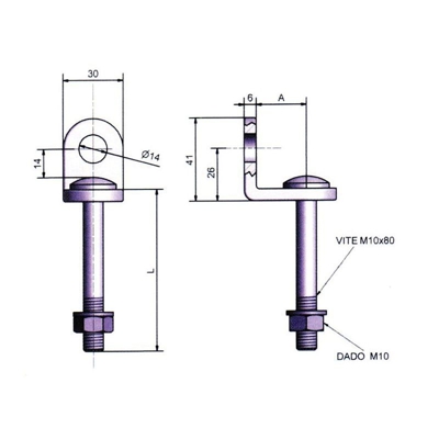 Potent Occhiolo Fisso X Lucchetti Mm.26/74
