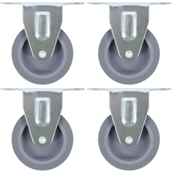 Rotelle Fisse 4 pz 75 mm - VIDAXL características