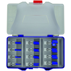 Tivoly xt606470002 fragole per fresatrice per scanalature in, Blu, set di 12 pezzi características