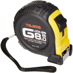 Tajima G5P80MY - Metro a nastro antiurto 8 m x 25 mm en oferta