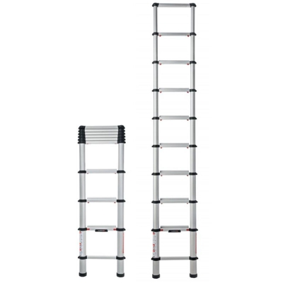 Échelle télescopique HILAIRE Classico 3.00 m avec paire de pied - TEL-60230PPS