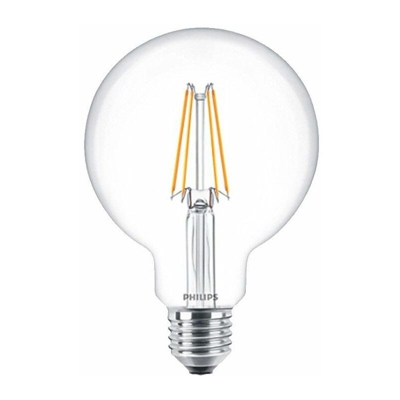 Lampadina Globo a filamento LED Philips 8W attacco E27 2700K PHILEDGL12060D