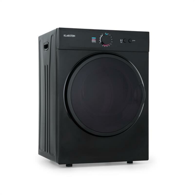 Klarstein Jet Set Asciugatrice 1020W Classe C 3kg 50cm nero