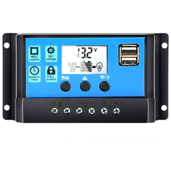 Regolatore solare, doppia uscita USB, 10A - ASUPERMALL en oferta