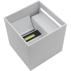 Lampada da parete LED bianco AC85-265V 12W alluminio IP65 Impermeabile regolabile Apertura di fascio esterno per Camera da letto Soggiorno a tema en oferta