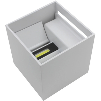 Lampada da parete LED bianco AC85-265V 12W alluminio IP65 Impermeabile regolabile Apertura di fascio esterno per Camera da letto Soggiorno a tema