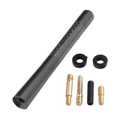 4.7 'in fibra di carbonio antenna macchina nera - ASUPERMALL